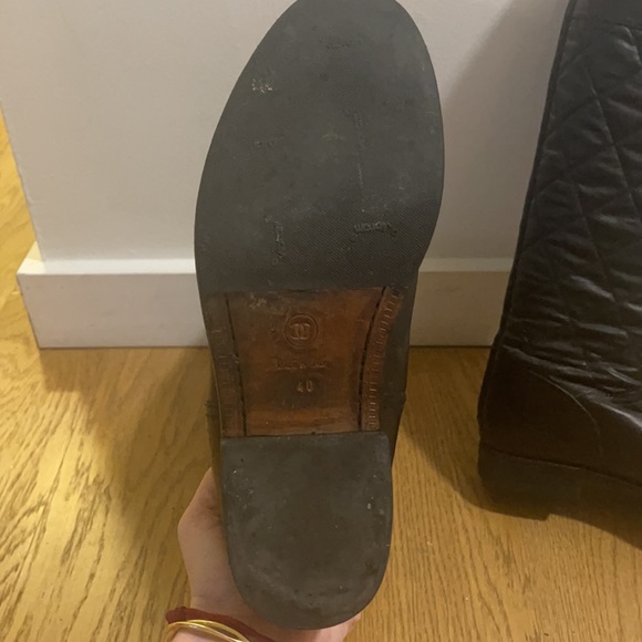 Authentic worn chanel riding boot size 40 - Picture 6 of 7